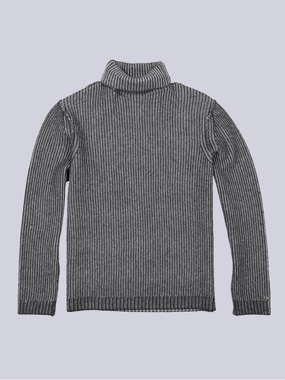 emilio adani Herren Pullover mit Rollkragen Schwarz 35733