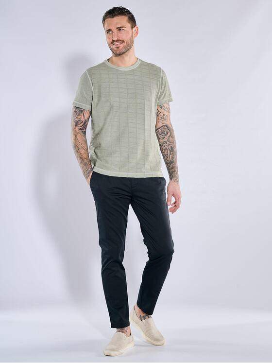 emilio adani Herren T-Shirt strukturiert Grün 38434