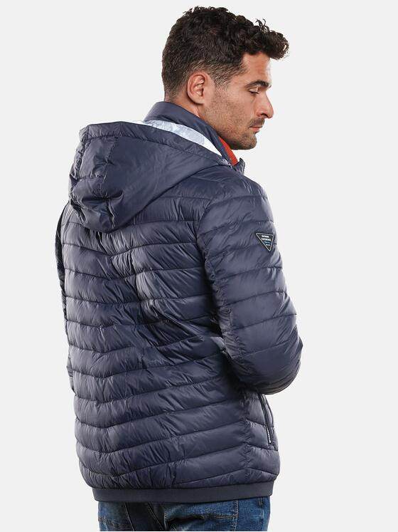 engbers Herren Steppjacke mit abnehmbarer Kapuze Saphirblau 31853