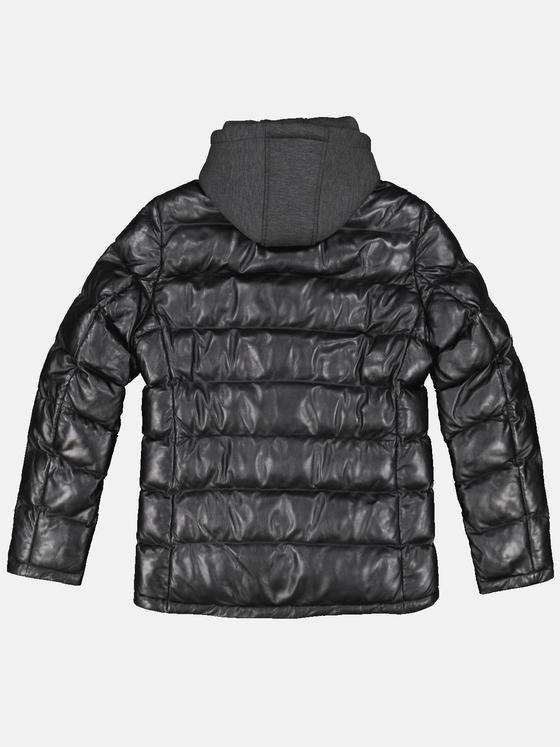 ENGBERS GERMANY Herren Lederjacke mit Steppung Schwarz 33544