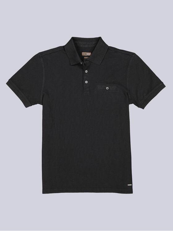 emilio adani Herren Poloshirt mit versteckter Brusttasche Anthrazit 40768