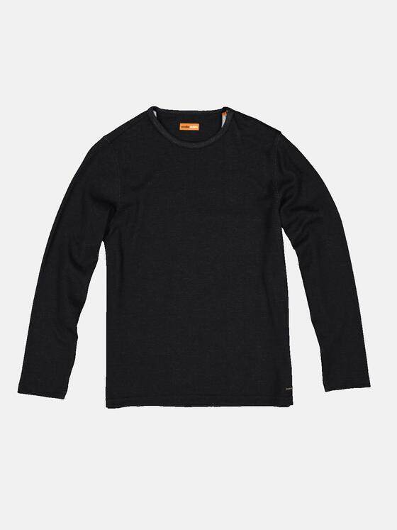 emilio adani Herren Langarm-Shirt uni Grau 33734