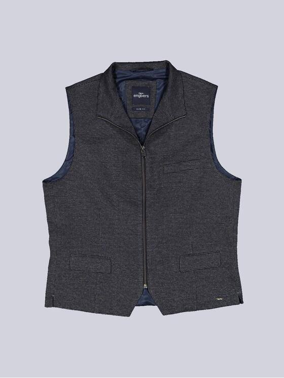 engbers Herren Sakko-Weste slim fit Blau 36008