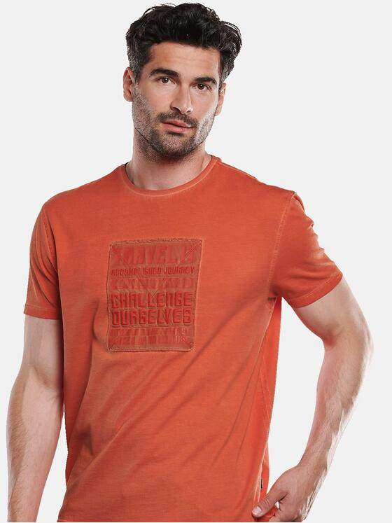 engbers Herren T-Shirt Rundhals Dunkelorange 31848