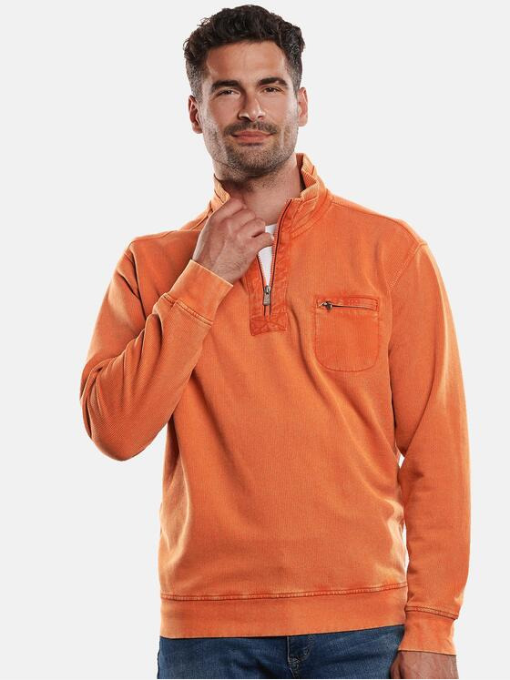 engbers Herren Sweatshirt Stehbund Reinorange 30918