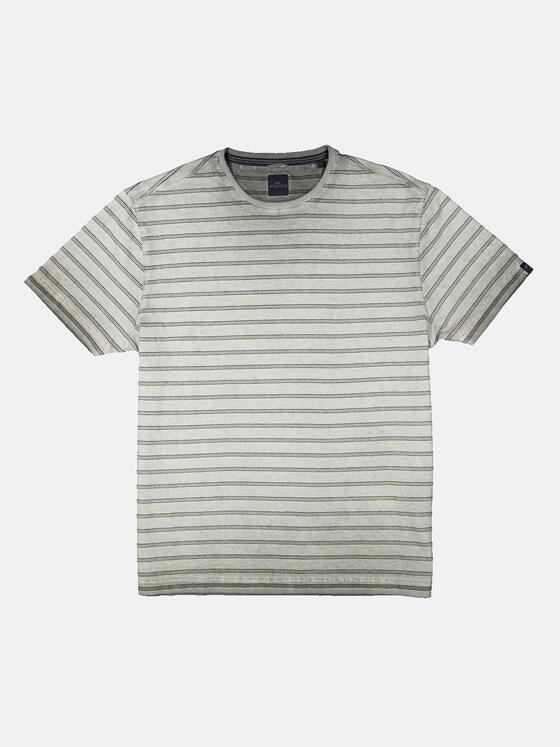 engbers Herren T-Shirt gestreift Grau 34520