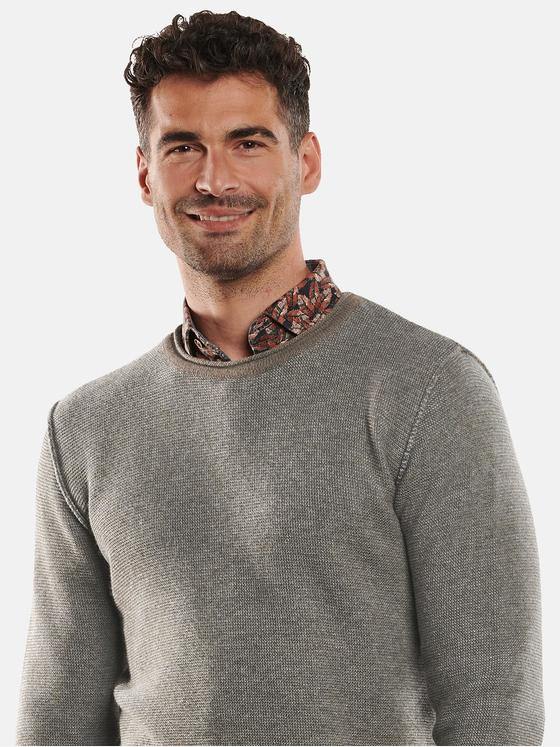 engbers Herren Pullover mit Kaschmiranteil Beige 32350