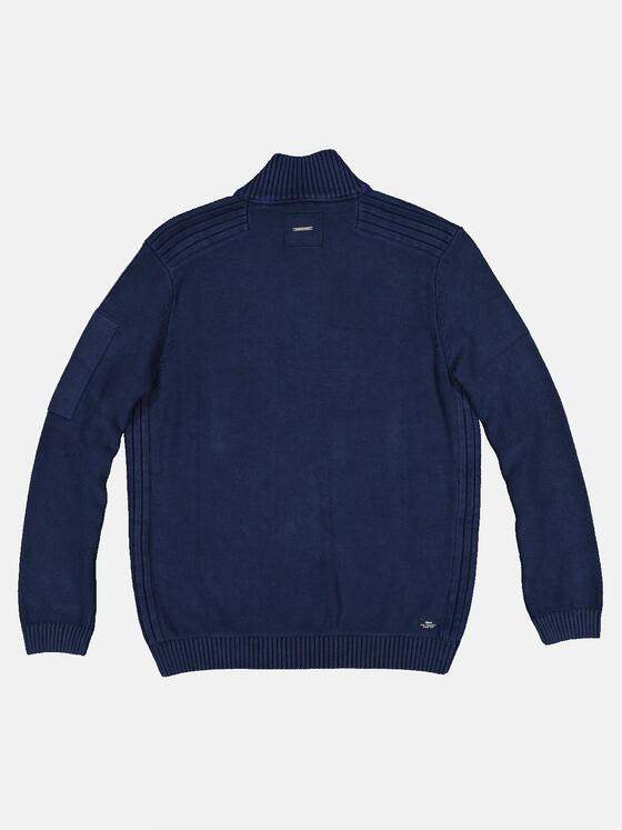 engbers Herren Pullover Stehkragen Saphirblau 32443