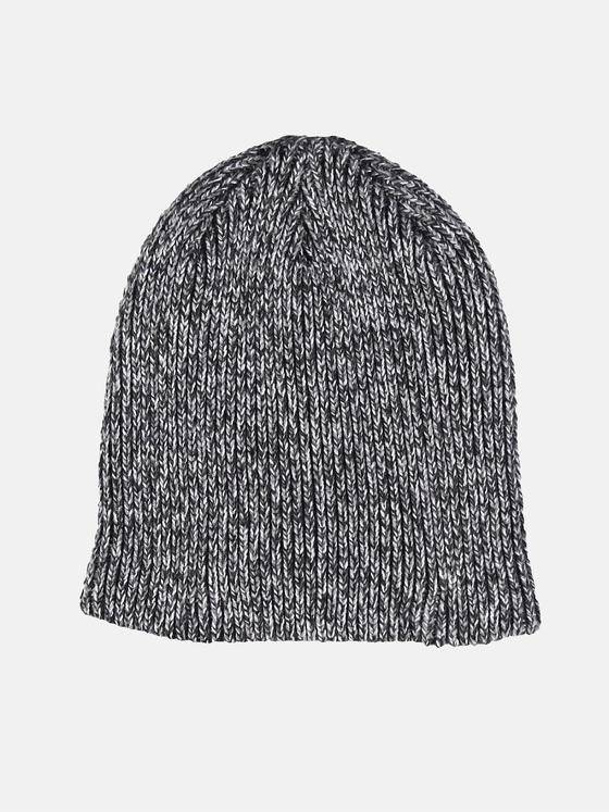 emilio adani Herren Lässige Strickmütze Grau 30457