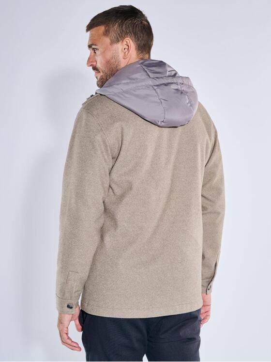emilio adani Herren Jacke mit heraustrennbarem Inlet Beige 39479