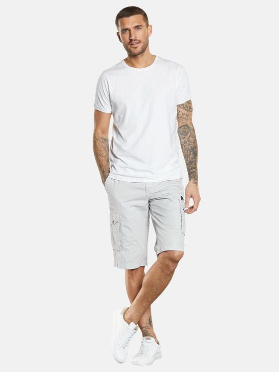 emilio adani Herren Cargo-Bermuda regular Grau 34663