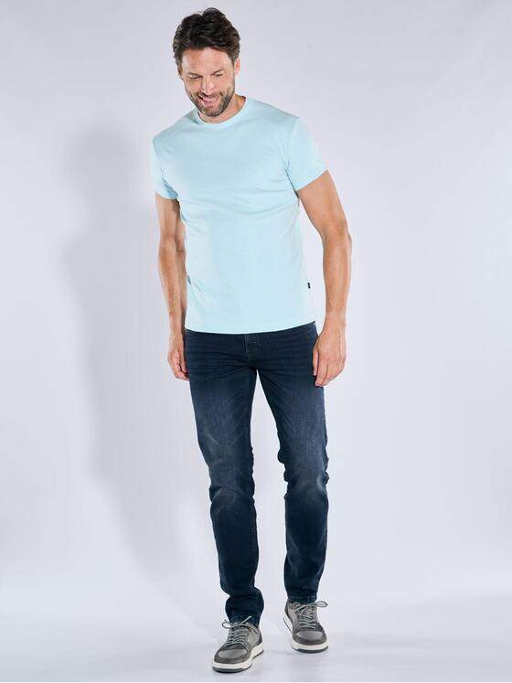 engbers Herren Basic-Shirt "My Favorite" organic Hellblau 39263