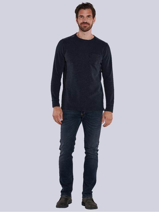 engbers Herren Langarm-Hemd uni Saphirblau 36152