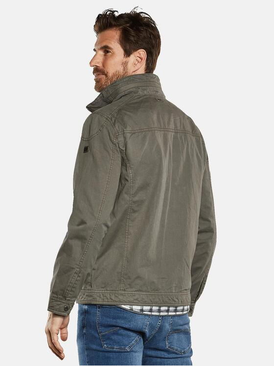 engbers Herren Baumwoll-Jacke regular Grün 34293