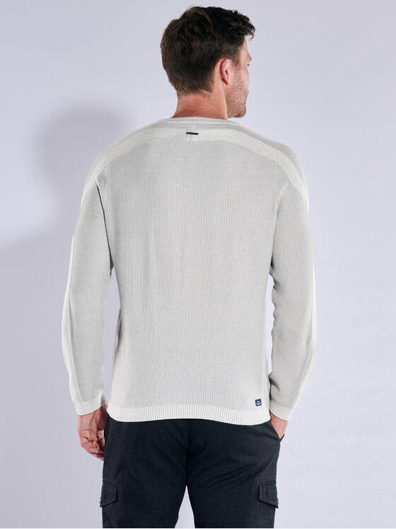 engbers Herren Pullover strukturiert Grau 37439