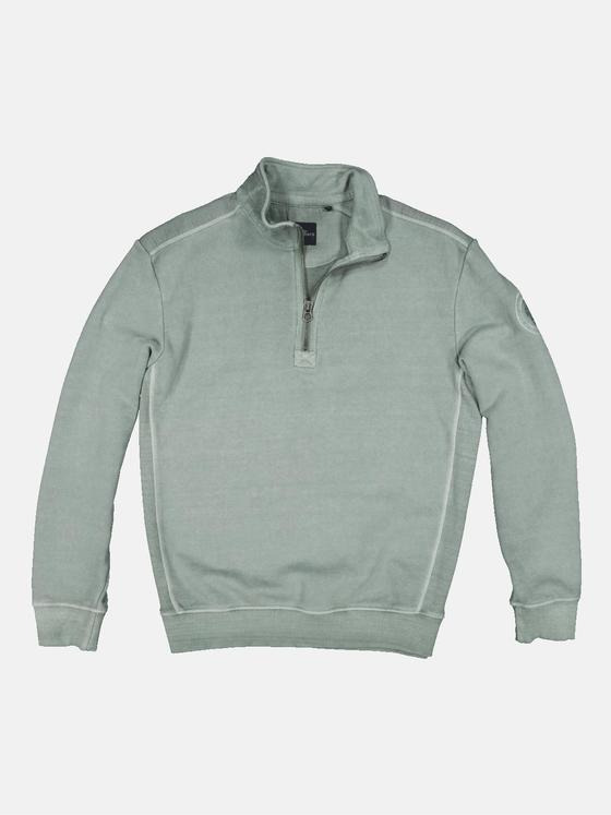 engbers Herren Sweatshirt mit Stehkragen Türkis 34143
