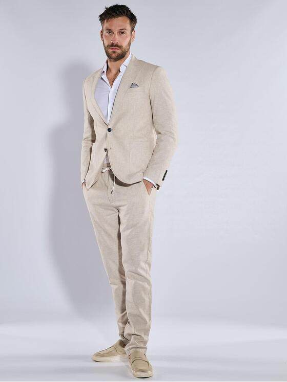 emilio adani Herren Anzug-Sakko slim fit Beige 36961