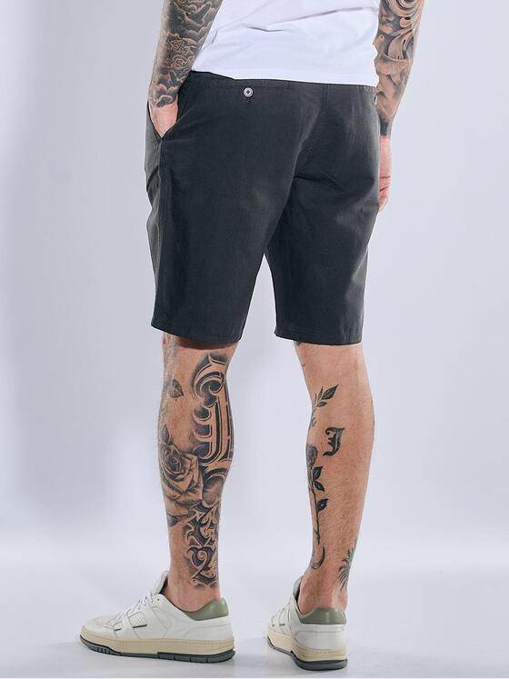 emilio adani Herren Bermuda Schwarz 38939
