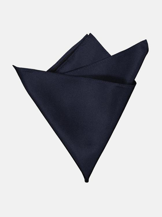 engbers Herren Einstecktuch uni Saphirblau 36603