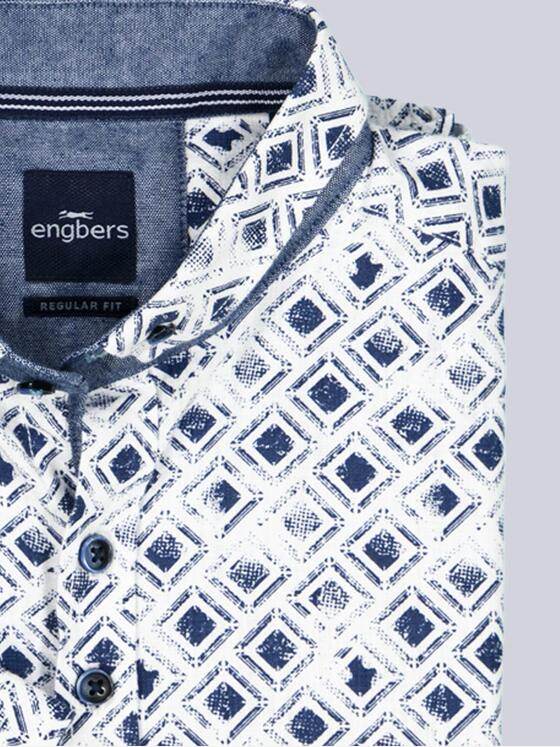 engbers Herren Hemd kurzarm Brilliantblau 38287