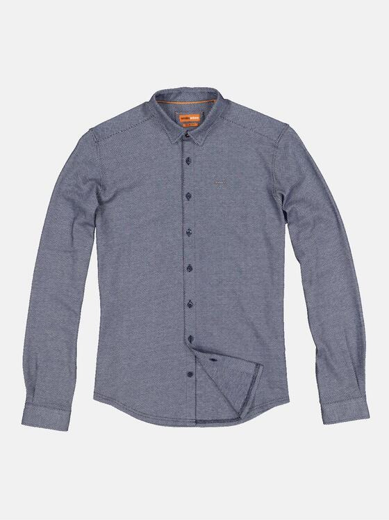 emilio adani Herren Hemd uni Grau 33657