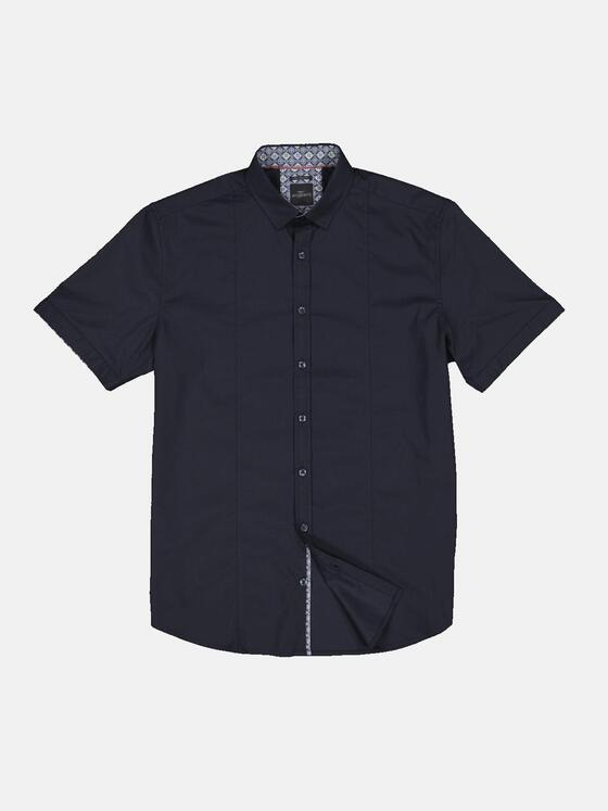 engbers Herren Kurzarm-Hemd "My Favorite" Blau 34372
