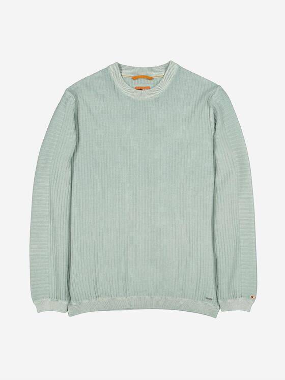 emilio adani Herren Pullover strukturiert Türkis 38132