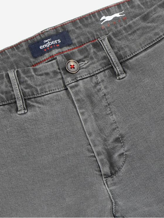 engbers Herren Super-Stretch-Jeans regular Grau 37203