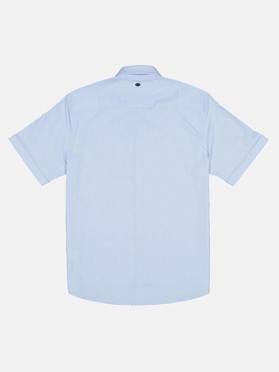 engbers Herren Kurzarm-Hemd "My Favorite" Blau 32811