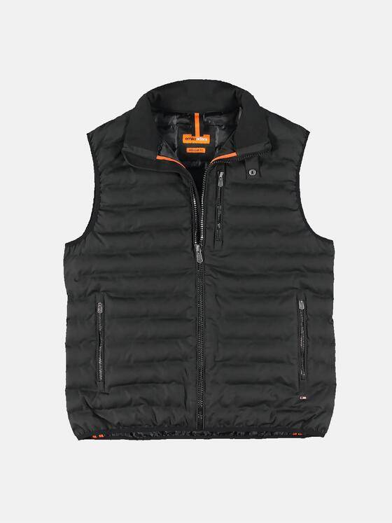 emilio adani Herren Weste sportiv Schwarz 31771