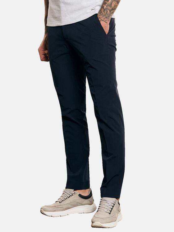 emilio adani Herren Anzughose slim fit Blau 32745
