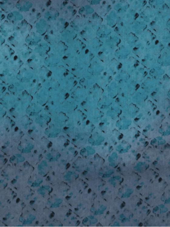 engbers Herren Kurzarm-Hemd gemustert Tuerkis 33039