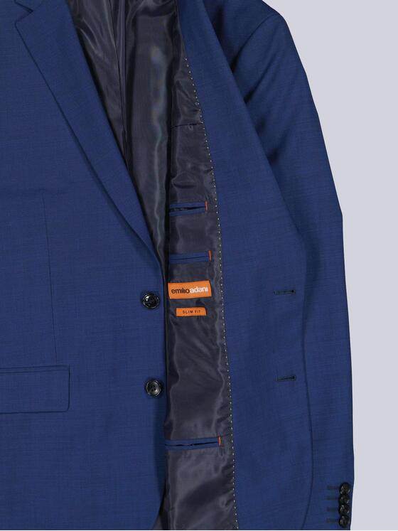 emilio adani Herren Anzug-Sakko slim fit Blau 38436