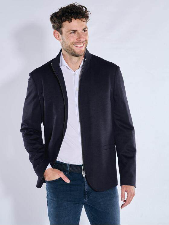 emilio adani Herren Sakko aus italienischem Garn Saphirblau 39141