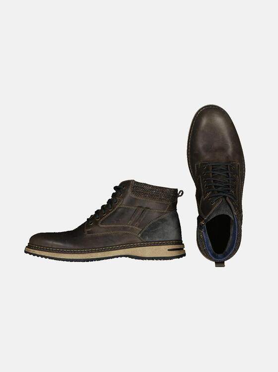engbers Herren Boots mit wasserdichter Membran Dunkelbraun 31947