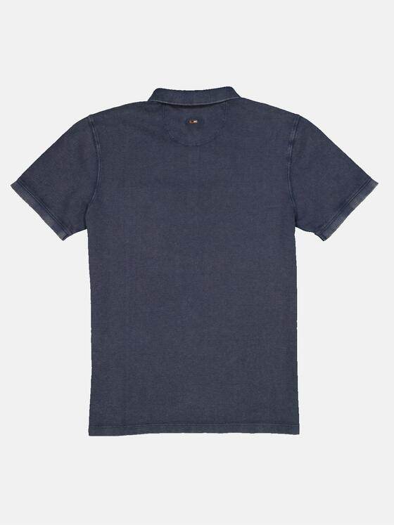 emilio adani Herren Polo-Shirt uni Blau 33413