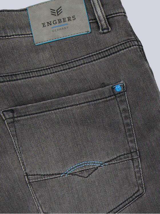 ENGBERS GERMANY Herren Jeans aus hochwertigem Garn Anthrazit 39459