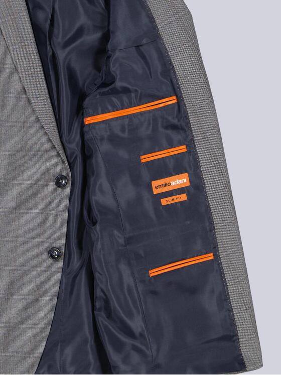 emilio adani Herren Anzugsakko slim fit Dunkelgrau 39817