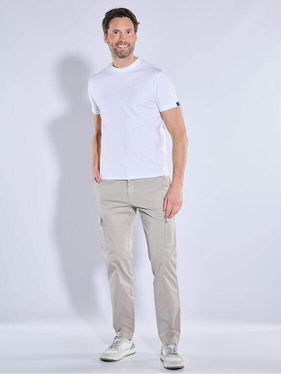 engbers Herren T-Shirt uni Reinweiss 38642