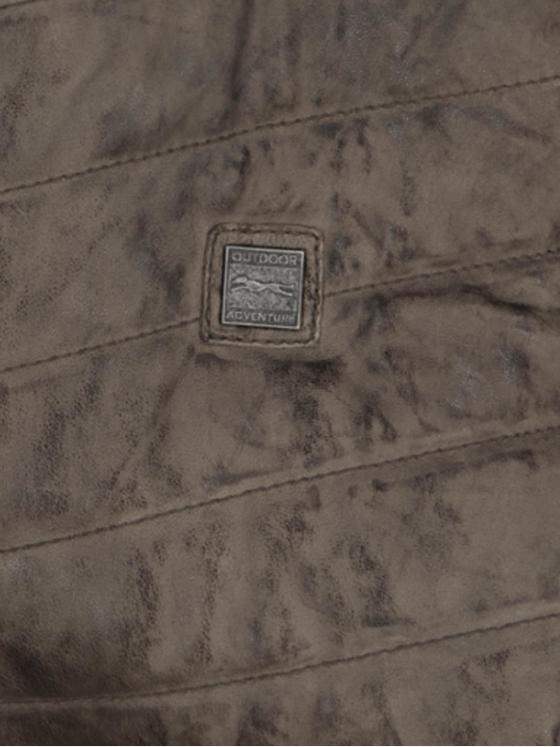 engbers Herren Lederjacke mit Steppung Hellbraun 33551