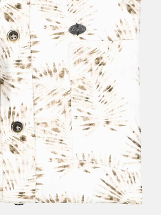 engbers Herren Langarm-Hemd gemustert Sand 36583