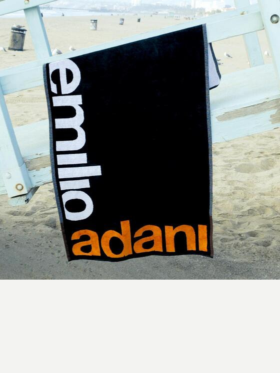 emilio adani Herren emilio adani Stranduch Schwarz 35301