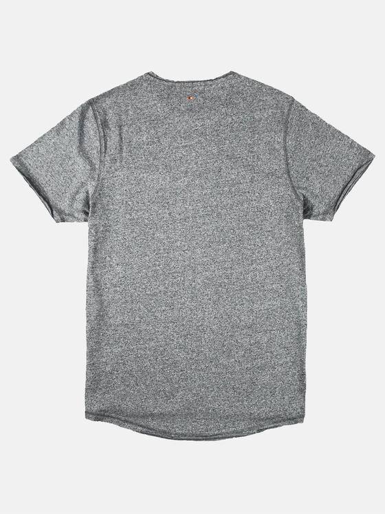 emilio adani Herren Rundhals T-Shirt Grau 28006