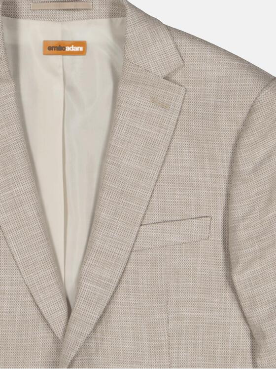 emilio adani Herren Anzug-Sakko slim fit Beige 36448