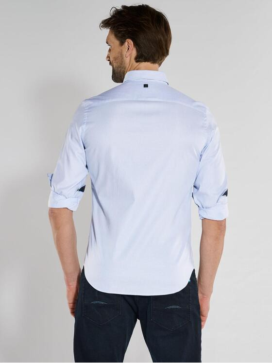 ENGBERS GERMANY Herren Langarm-Hemd slim fit Blau 36607