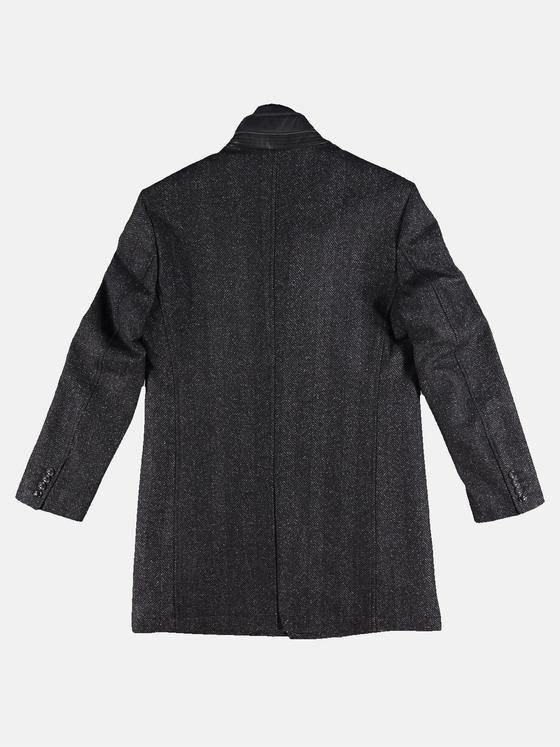 ENGBERS GERMANY Herren Zeitloser Mantel Anthrazit 30574