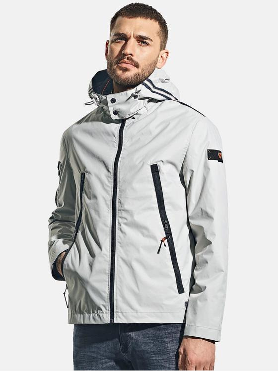 emilio adani Herren Kurze Funktionsjacke Weiß 31046