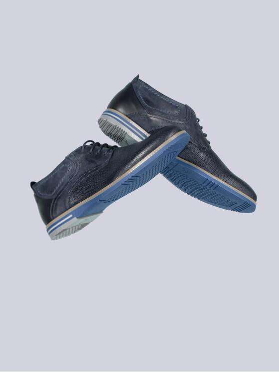 engbers Herren Boots aus Leder Blau 35629