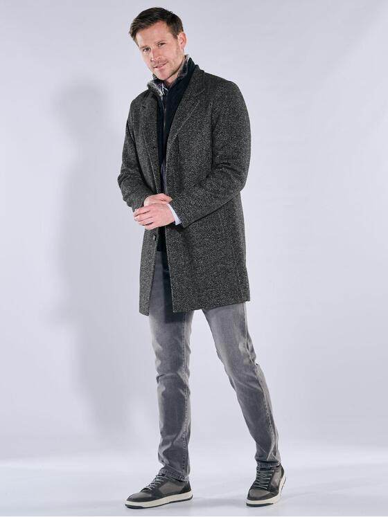 engbers Herren Mantel mit heraustrennbarem Inlet Anthrazit 39405