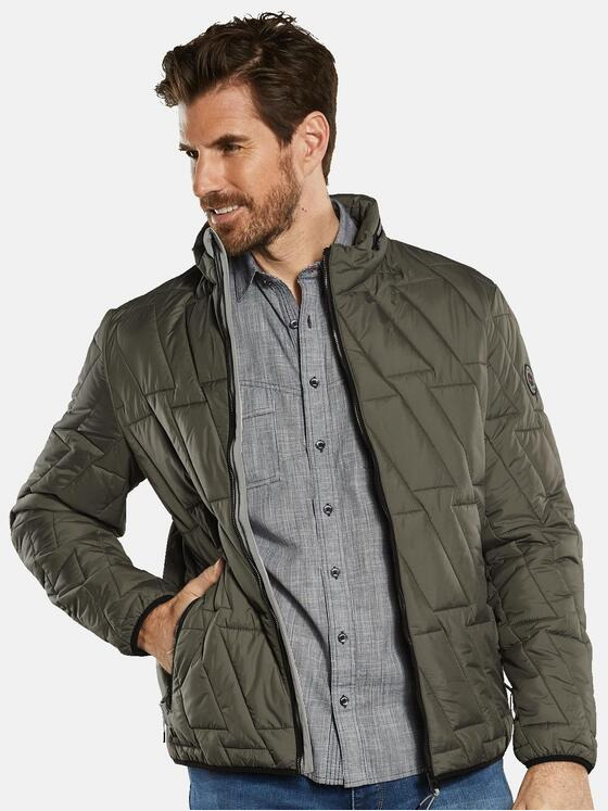 engbers Herren Steppjacke regular Grün 34295